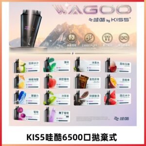 Kis5電子煙 Kiss拋棄式哇酷|WAGOO6500口一次性電子煙