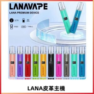 Lana皮革充電式主機 Lanavape電子煙霧化煙桿 液晶螢幕顯示電量